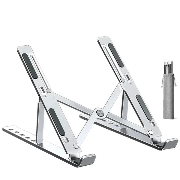 Aluminum Alloy Laptop Stand | Adjustable Non-Slip Portable Notebook Holder