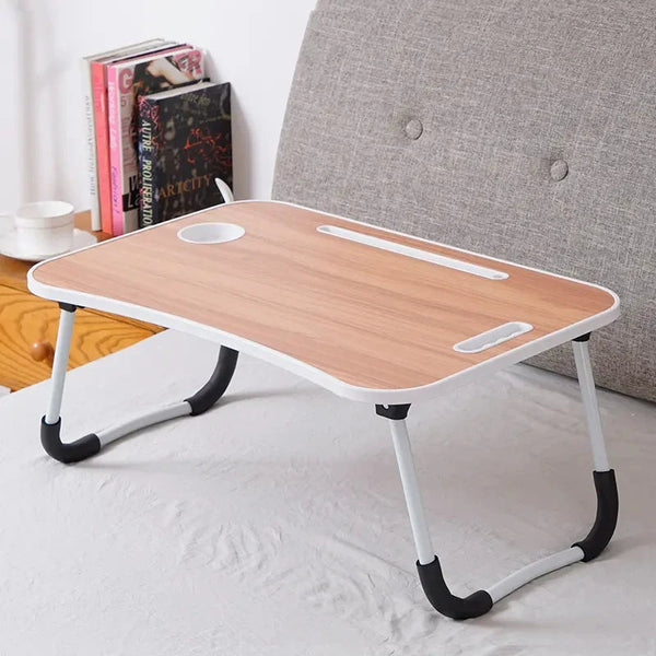 Portable Foldable Laptop Table | Plastic Study Desk Stand for Bed & Couch