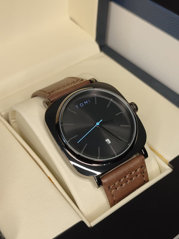 Tomi T-084 Men's Watch - Leather Straps
