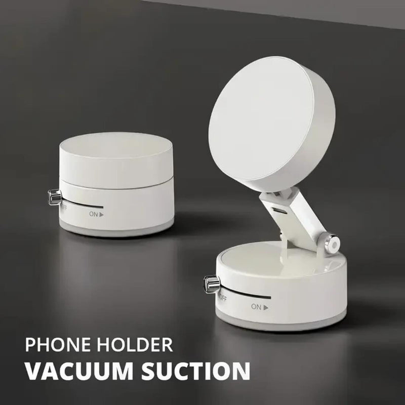 Magnetic Wireless Phone Holder with Foldable Suction Grip for Secure Mounting