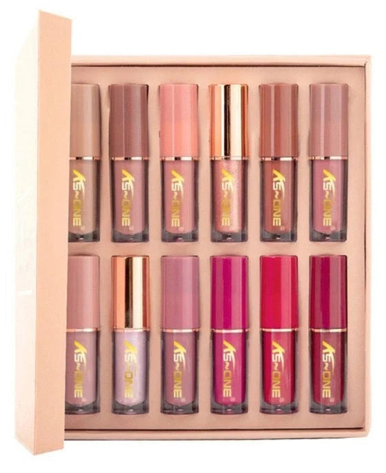12 Pcs Mocallure Matte Liquid Lipstick Set | High-Pigment, Waterproof & Long-Lasting